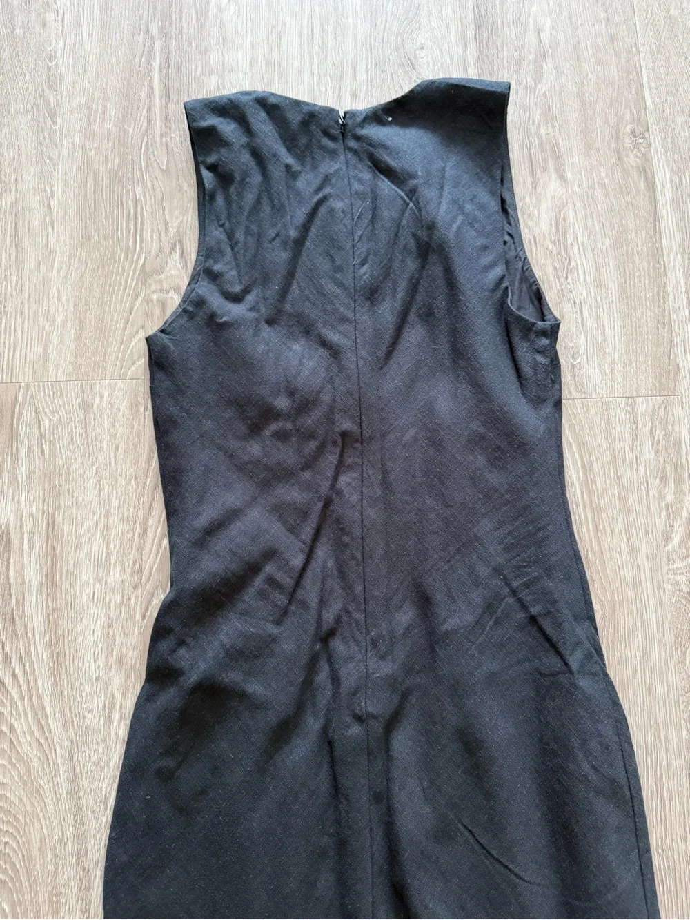 Abercrombie & Fitch Black Sleeveless Maxi Dress